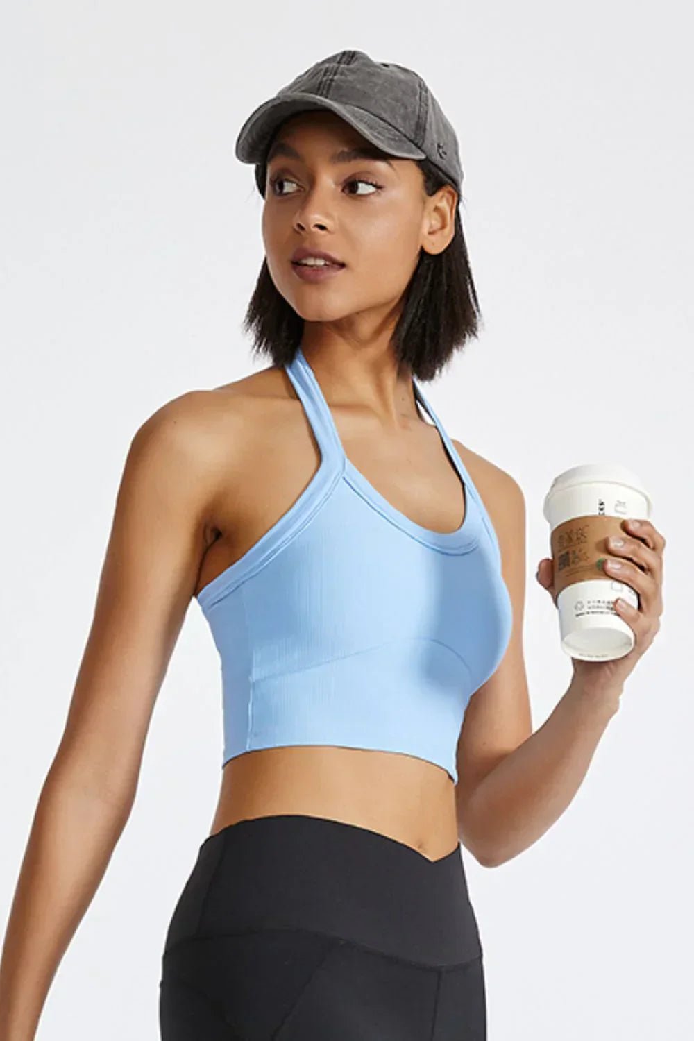 Halter Neck Active Cami Top: From Coffee Runs to Content Creation - The PM Edit