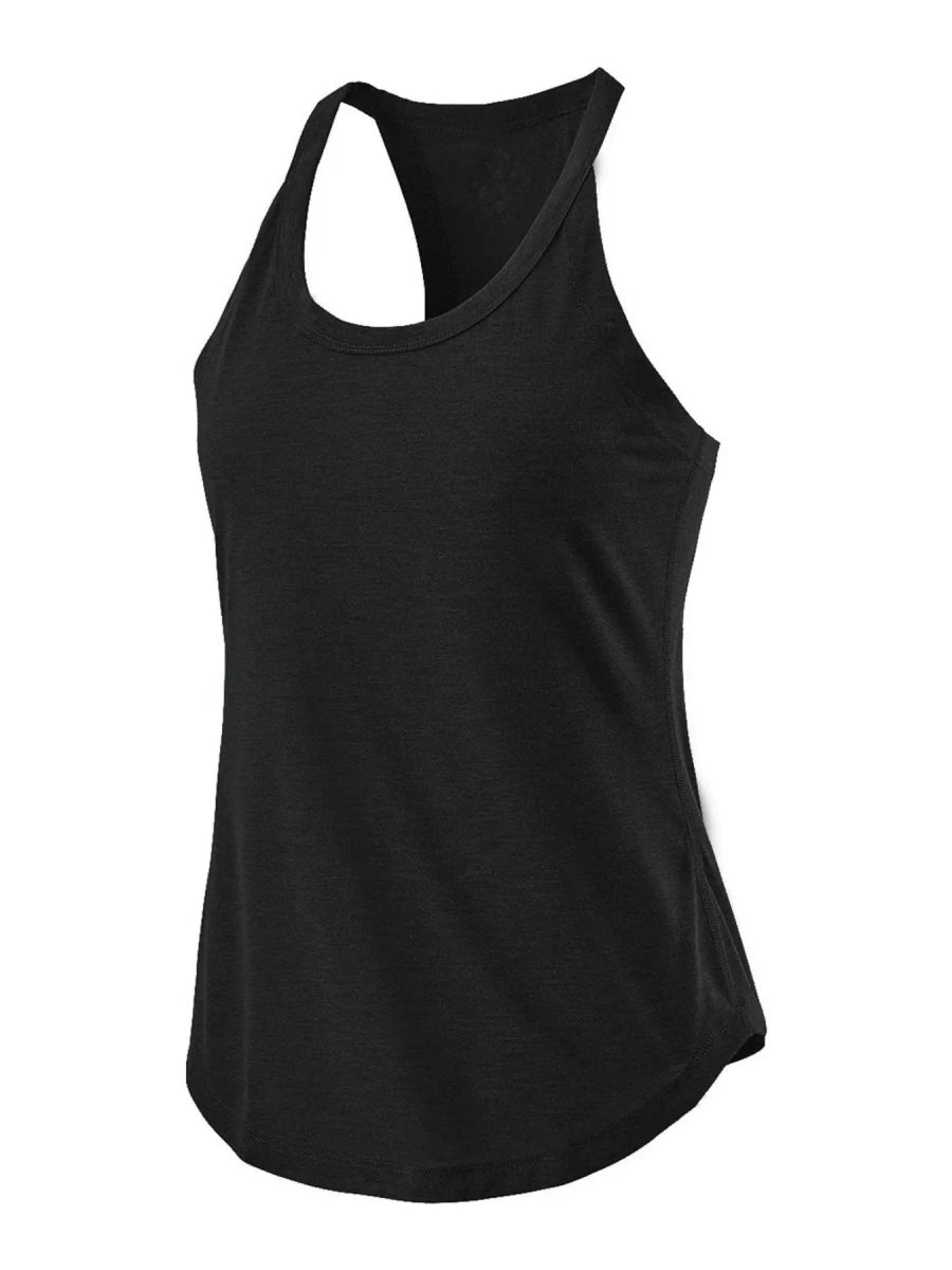 Pleated-Back Racerback Active Tank - The PM Edit