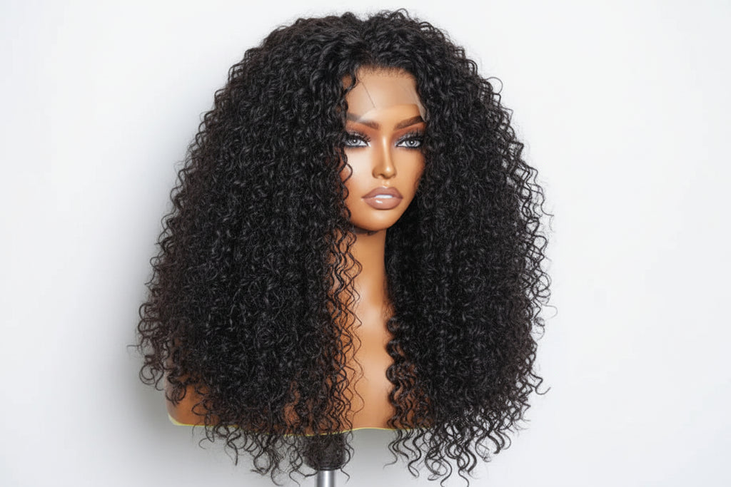 Water-Wave 13×6 Glueless HD Lace Front Wig – 200% Density Virgin Human Hair