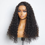 Load image into Gallery viewer, Water-Wave 13×6 Glueless Lace Front Wig – 180% Density Virgin Human Hair

