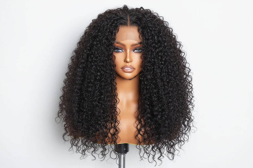 Water-Wave 13×6 Glueless HD Lace Front Wig – 200% Density Virgin Human Hair