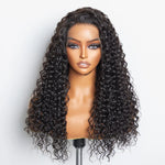 Load image into Gallery viewer, Water-Wave 13×6 Glueless Lace Front Wig – 180% Density Virgin Human Hair
