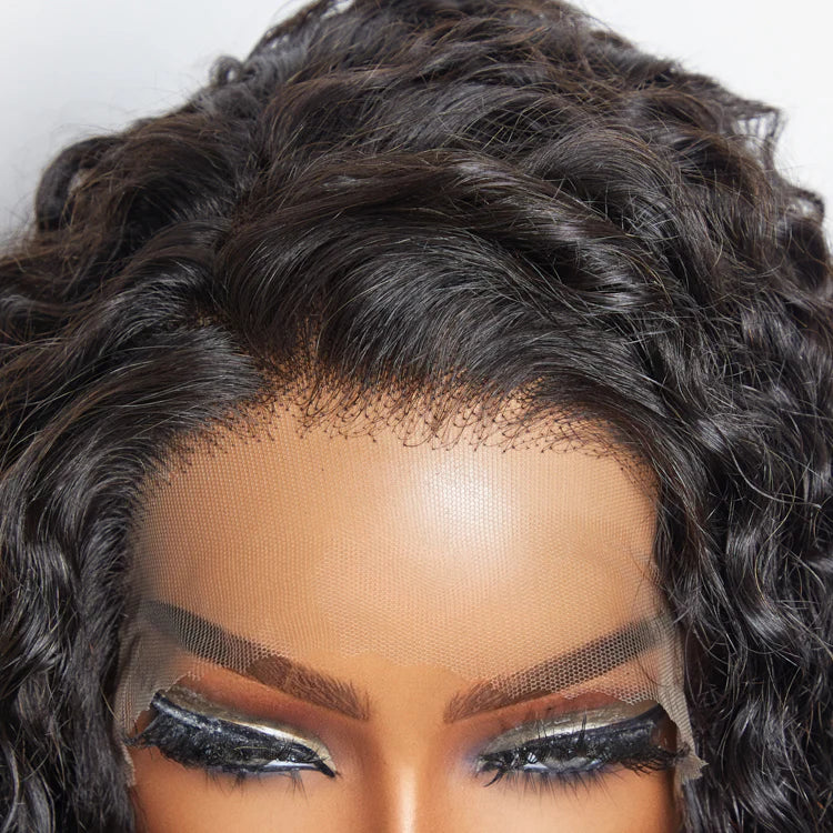 Water-Wave 13×6 Glueless HD Lace Front Wig – 200% Density Virgin Human Hair