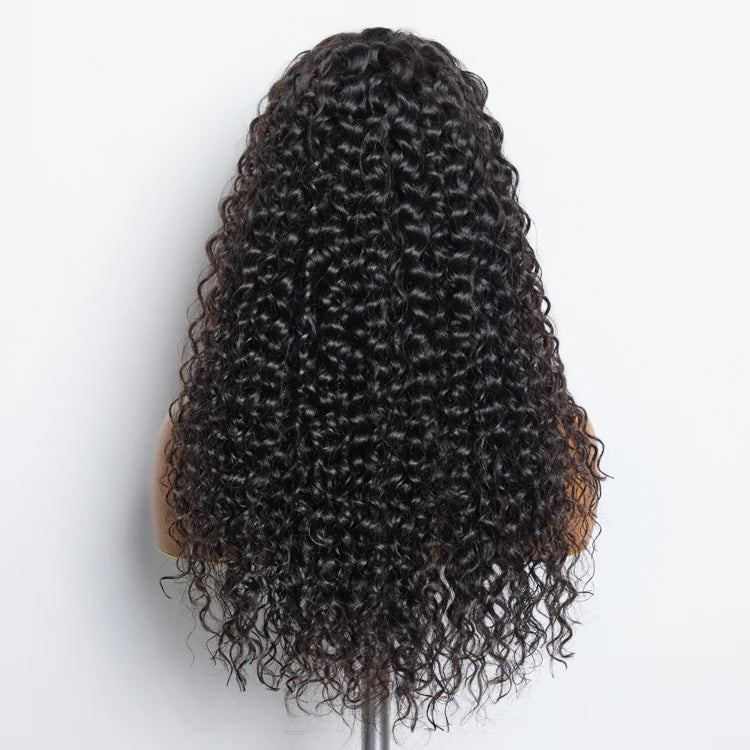 30inch 13x6 Glueless HD Lace Wig| Pre-bleached Water Wave, 200% Density