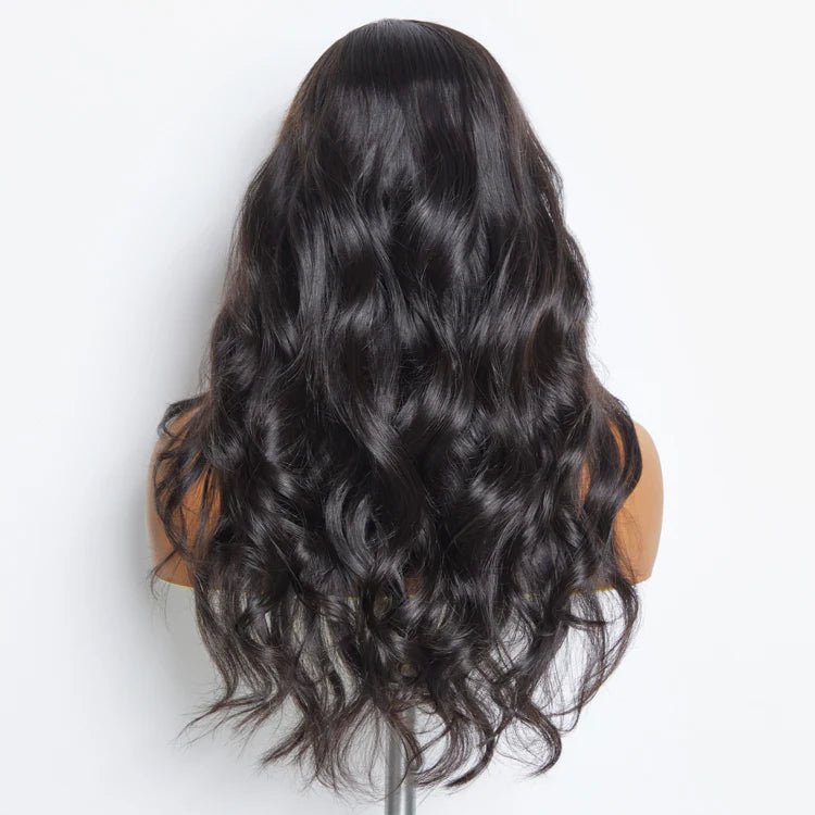 5"x5" Body Wave Wear & Go Glueless #1B Lace Closure Wig-100% Human Hair