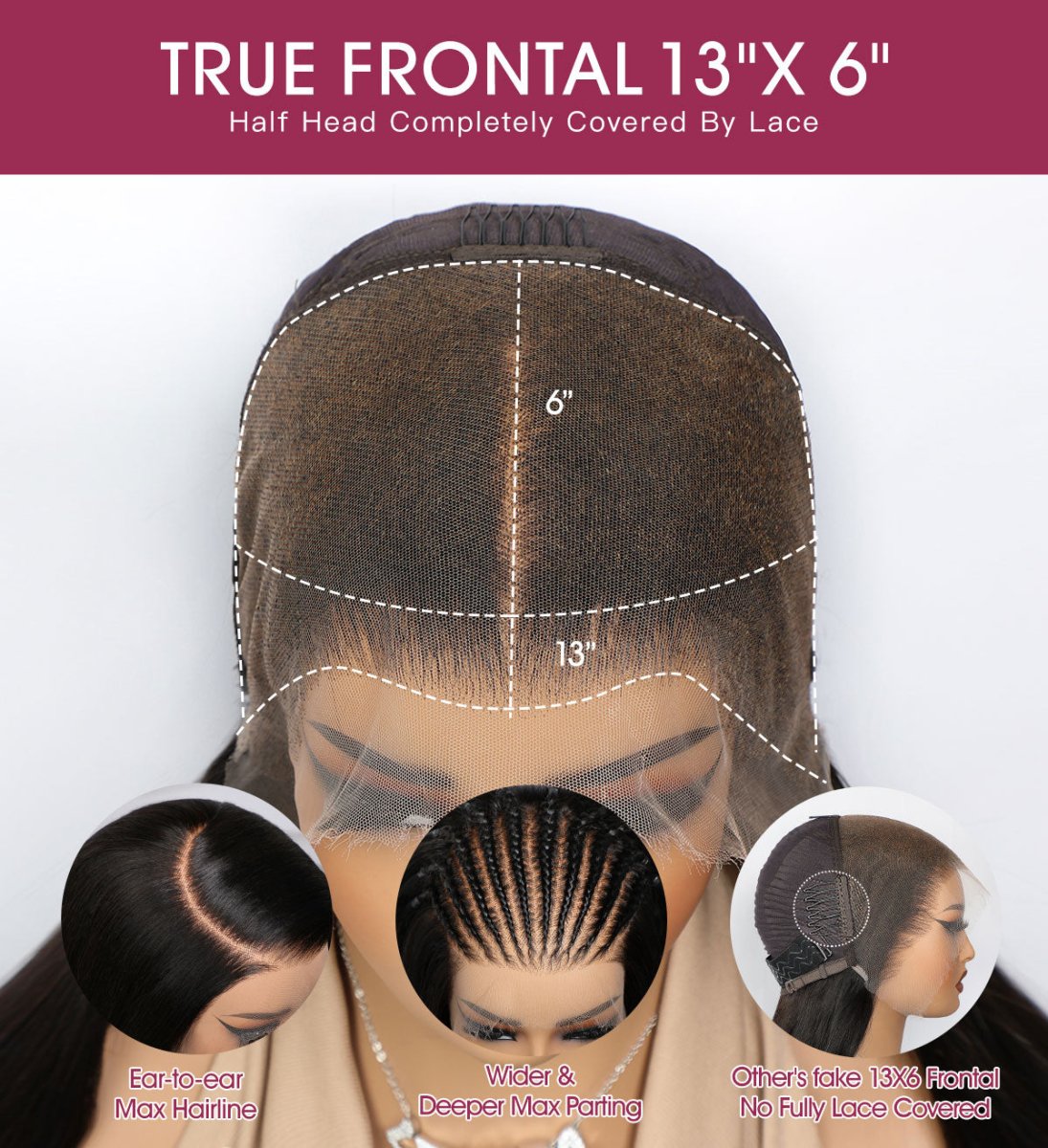 13x6 Body Wave HD Lace Front Wig 180% Density | 100% Human Hair - The PM Edit