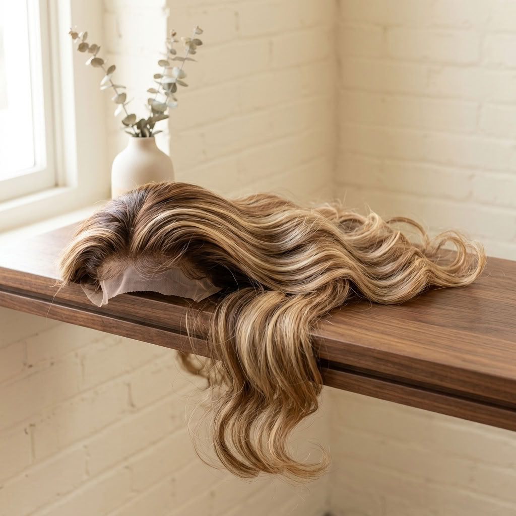 13X6 P4/27 BODYWAVE OMBRE HIGHLIGHT WIG| HD LACE| 100% HUMAN HAIR | 180% Density
