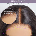 Load image into Gallery viewer, 10 inch Bouncy Left C Part Loose Wave Glueless Minimalist HD Lace Wig Ready To Go
