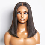 Load image into Gallery viewer, Pre-Plucked 13x4 Lace Front Straight Bob Wig 150% Density
