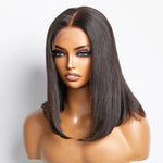 Load image into Gallery viewer, Pre-Plucked 13x4 Lace Front Straight Bob Wig 150% Density
