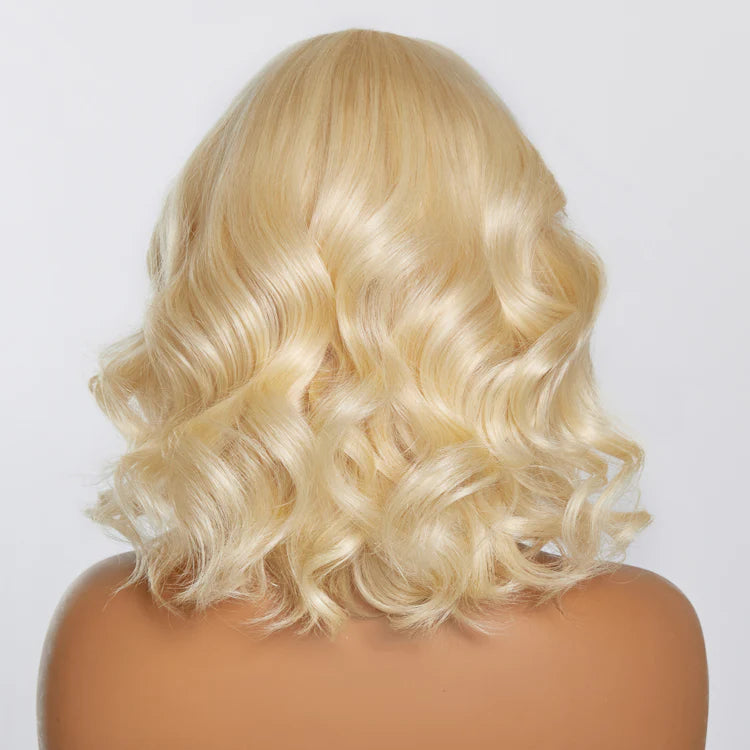 613 13x4 Pre-Plucked Lace Front Body Wave Bob Wig |180% Density| 100% Human Hair