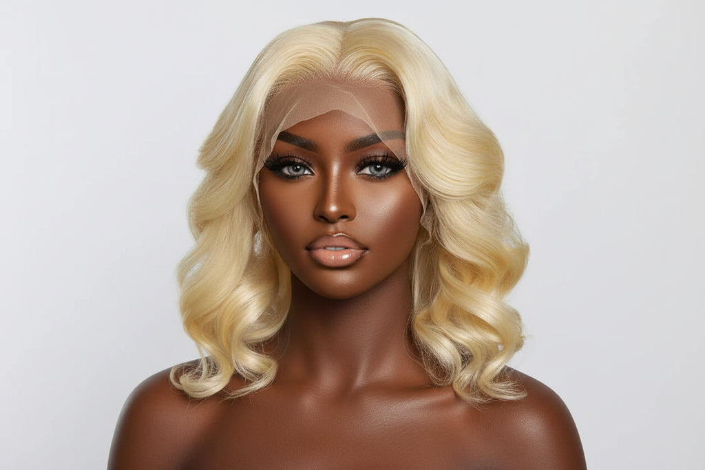 613 13x4 Pre-Plucked Lace Front Body Wave Bob Wig |180% Density| 100% Human Hair