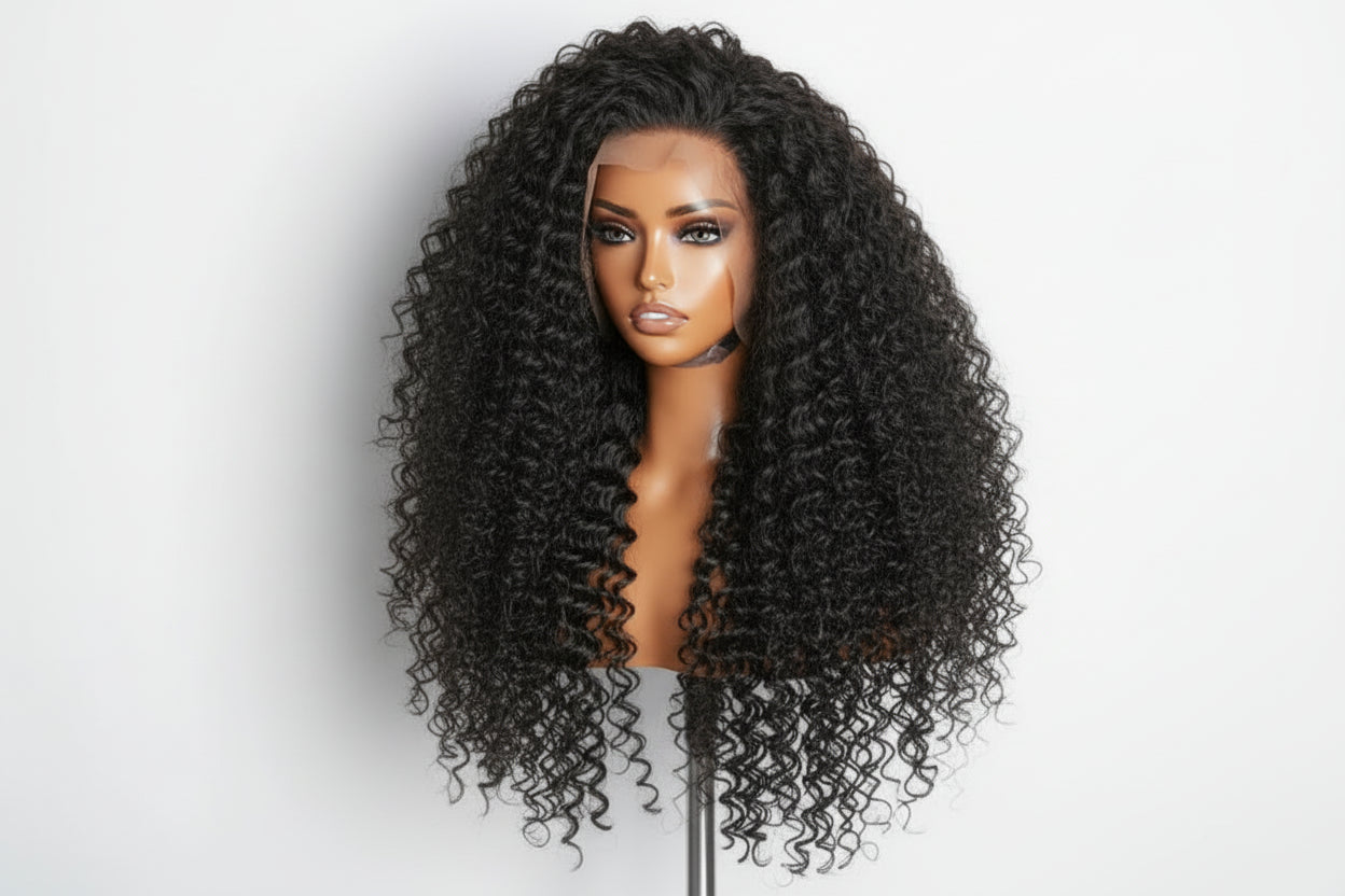 Deep‑Wave Glueless HD Lace Front Wig – 200% Density, 13×4 Full Frontal