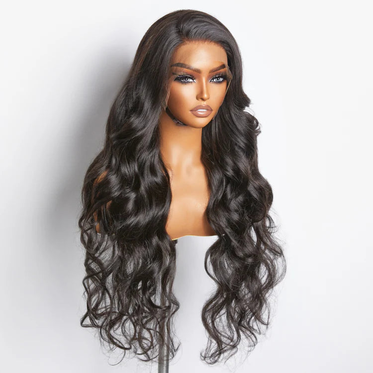 200% Density 13x4 Full Frontal Lace Wig Body Wave, 100% Human Hair, 200% Density