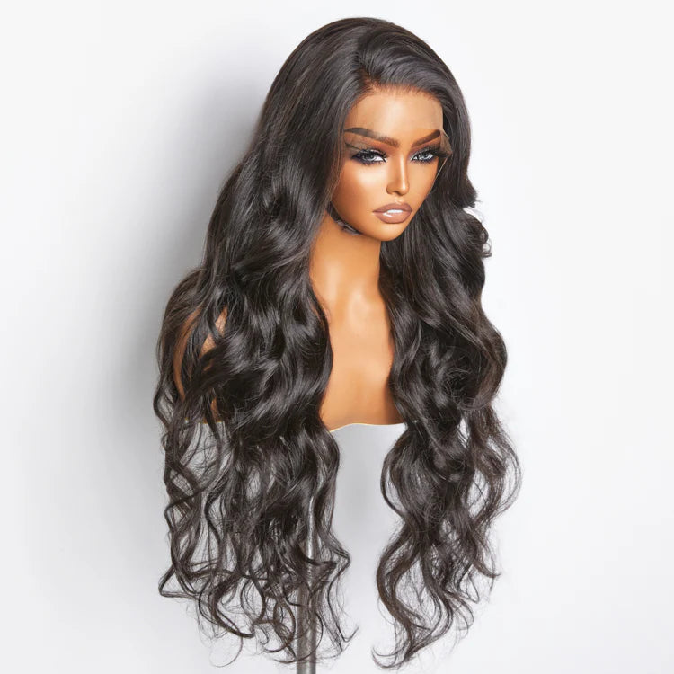 200% Density 13x4 Full Frontal Lace Wig Body Wave, 100% Human Hair, 200% Density
