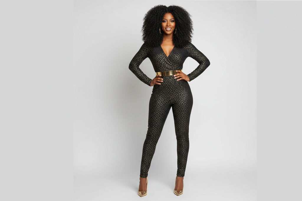 #1B Natural Black Messy Curly Half Wig 180% Density