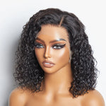 Load image into Gallery viewer, Pre-Plucked 13x4 Lace Front Water Wave Bob Wig 150% Density
