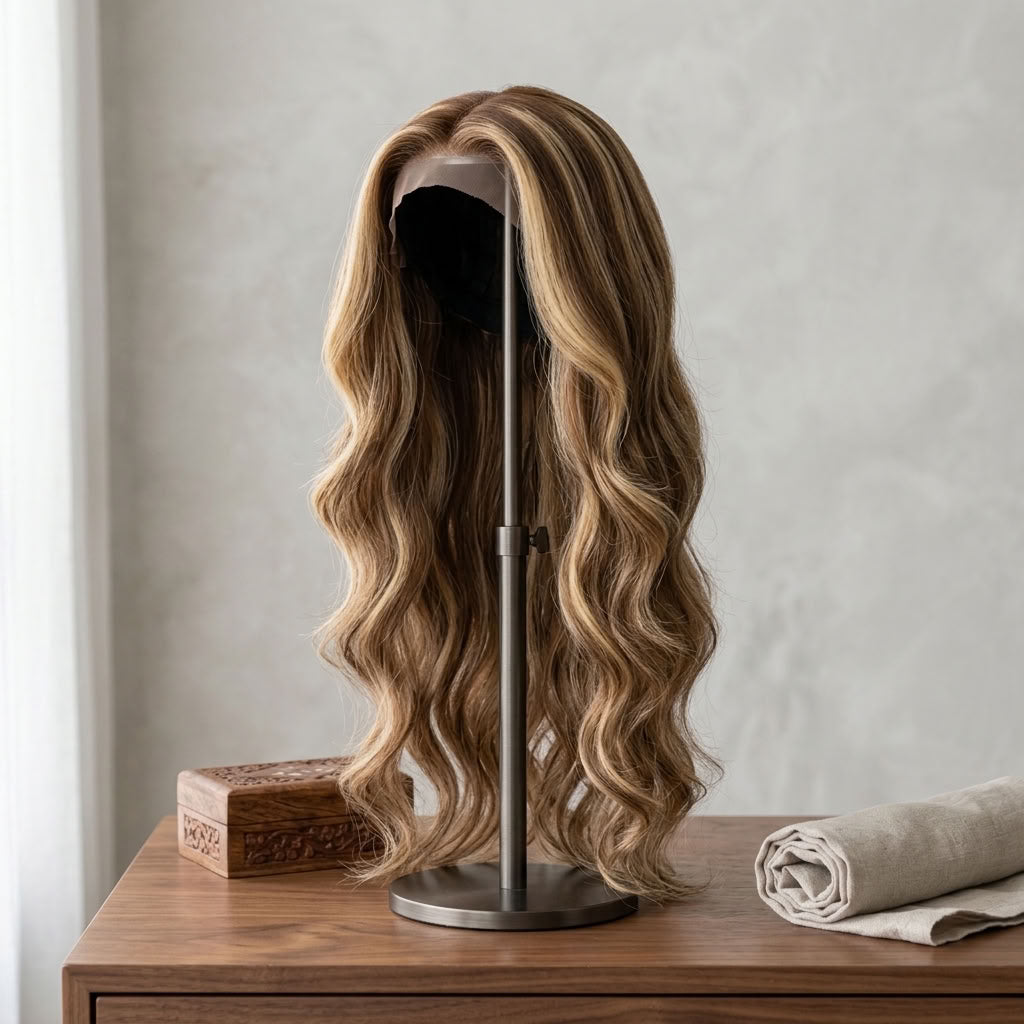 13X6 P4/27 BODYWAVE OMBRE HIGHLIGHT WIG| HD LACE| 100% HUMAN HAIR | 180% Density