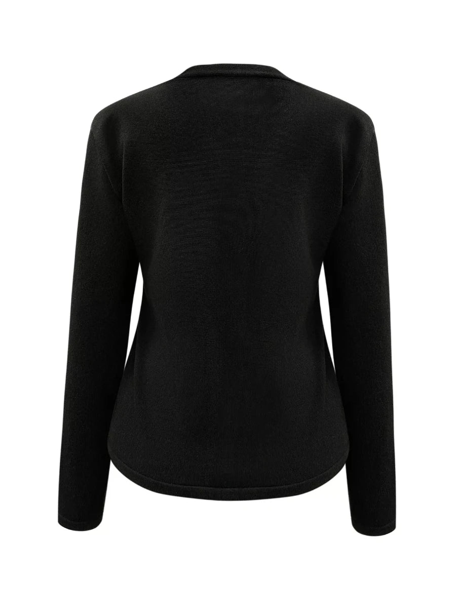 Button - Down Knit Cardigan - The PM Edit