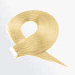Load image into Gallery viewer, Premium Quality Straight Tape In Remy Hair Extensions #613 Lightest Blonde
