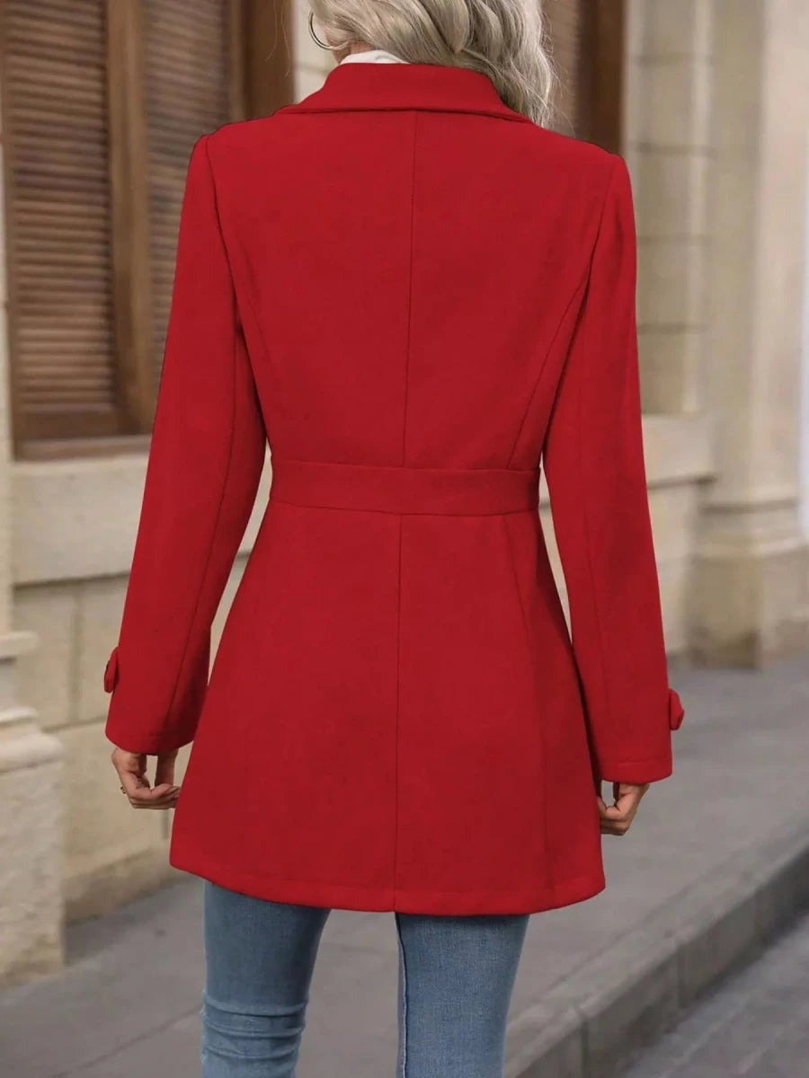 Button Up Long Sleeve Coat - The PM Edit