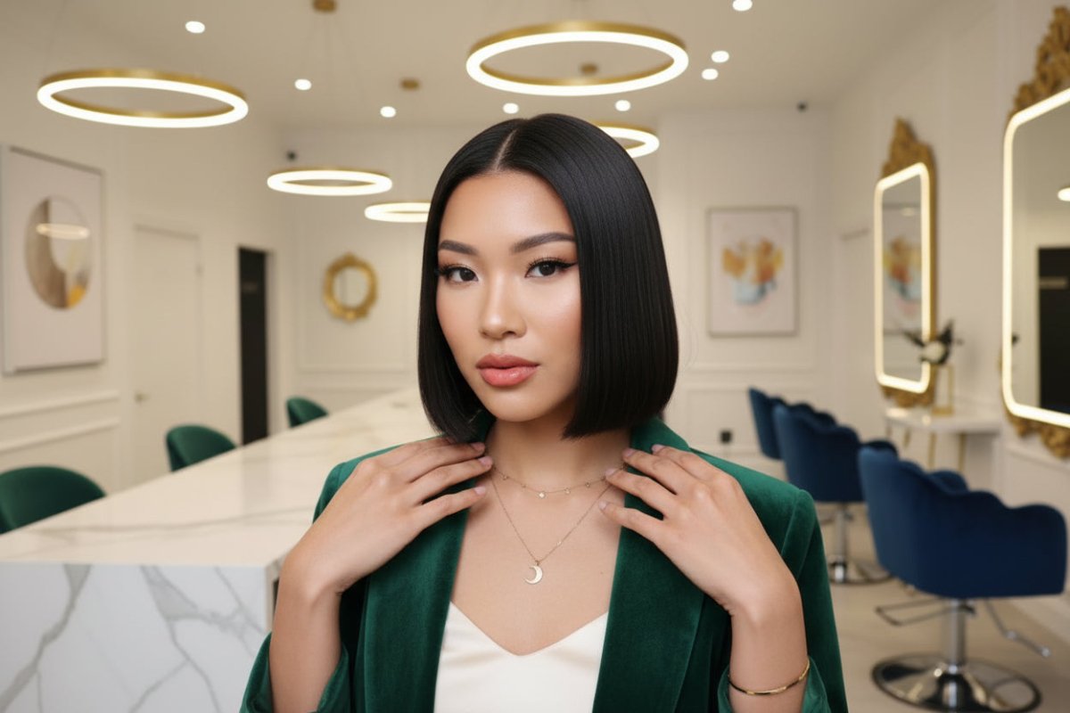8 inch 5x5 HD lace front bob wig | 180% Density | 100% Human Hair - The PM Edit