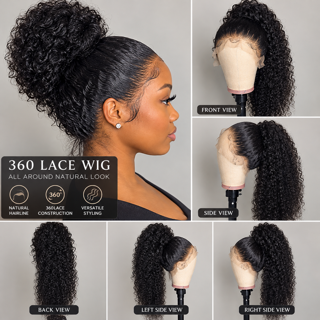 180% Density 360 HD Lace Straight Human Hair Wig - Extra Long 26-34 Inch Glueless Wear & Go Invisible Melt Removable Wig for Women | The PM Edit