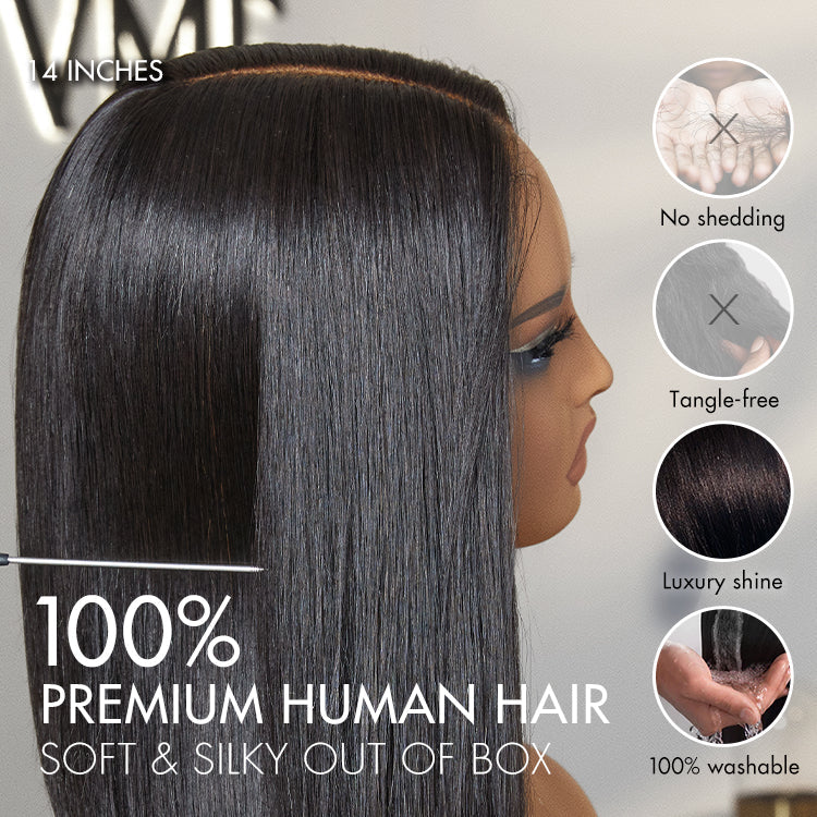 13x4 HD Lace Front Short Bob Wig 180% Density | 100% Human Hair