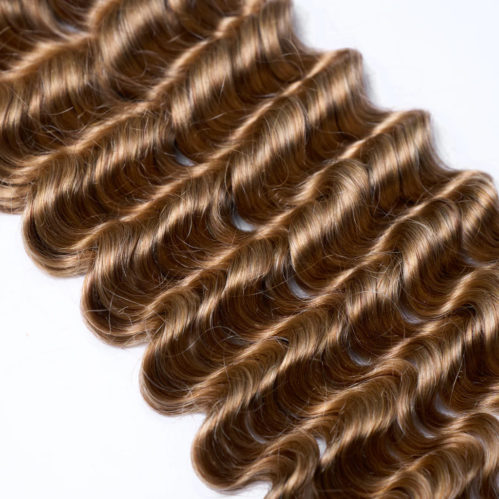 20inch Deep Wave Bulk Hair For Braiding #27 Color/Boho braids