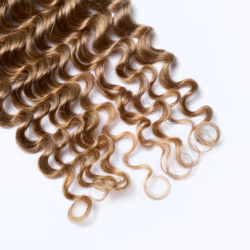 20inch Deep Wave Bulk Hair For Braiding #27 Color/Boho braids