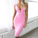 Load image into Gallery viewer, Pink Bandage Dress

