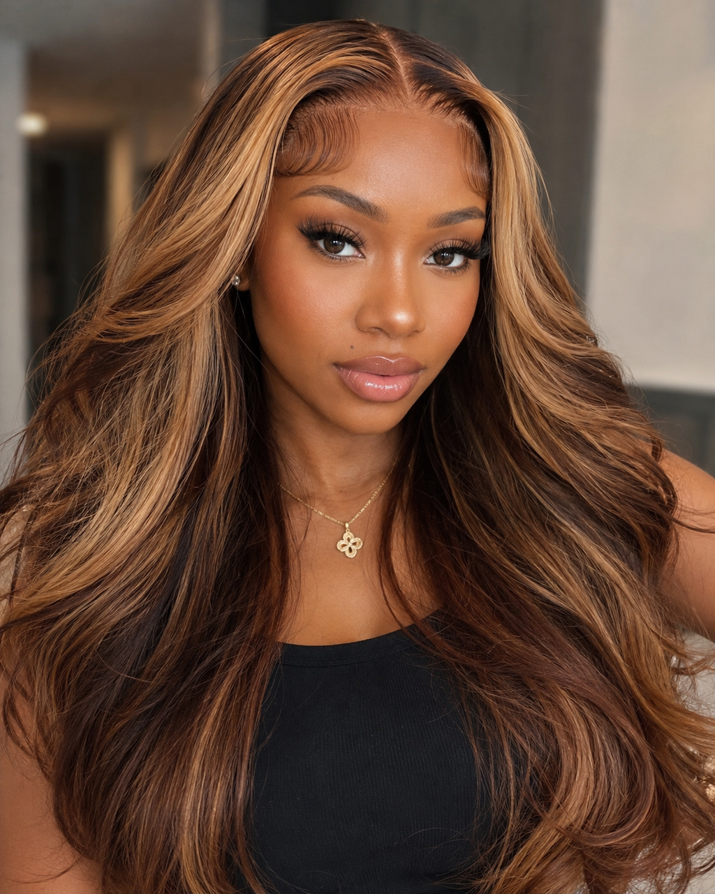 13X6 P4/27 BODYWAVE OMBRE HIGHLIGHT WIG| HD LACE| 100% HUMAN HAIR | 180% Density