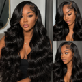 5x5 Body Wave Wear & Go Glueless Wig | 24 Inch | #1B Natural Black | 100% Human Hair