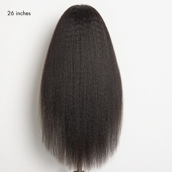 Kinky Straight 13x4 HD Lace Frontal Wig | 250% Density | 100% Human Hair