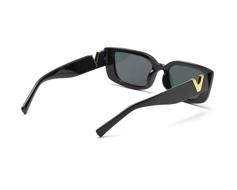 Rectangle Sunglasses with Gold Hardware | UV400 | 3 Colors