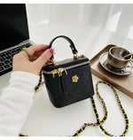 Load image into Gallery viewer, Small Shoulder Bucket Mini Bag Crossbody with Metal Chain – Trendy and Versatile Handbag
