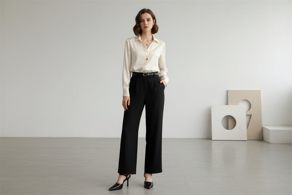 Patent Leather Pointed-Toe Slingback Pumps | Buckle Ankle Strap Stiletto Heels