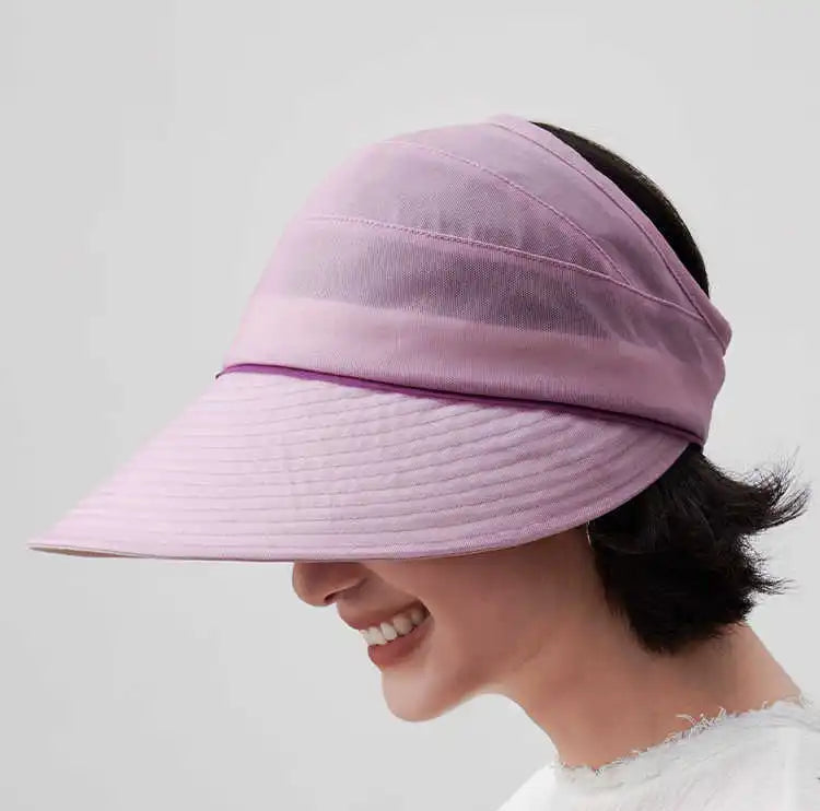 Large Brim Sun Visor Hat | UPF50+ UV Protection, Adjustable Fit | Women's