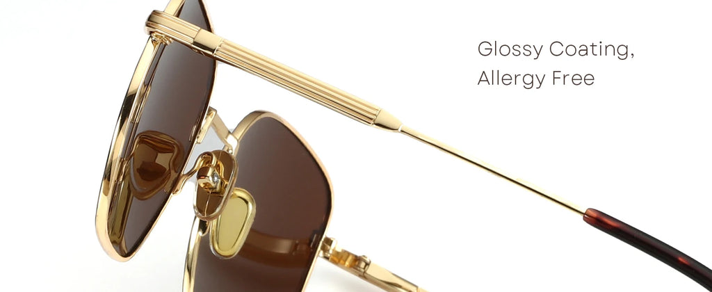 Geometric Polygon Polarized Sunglasses | UV400 | Unisex Metal Frame