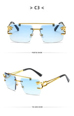 Load image into Gallery viewer, The Luxe Frame – Rimless Square Sunglasses
