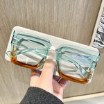 Load image into Gallery viewer, Icon Energy Oversized Square Sunglasses – Bold, Blocky, and Unbothered
