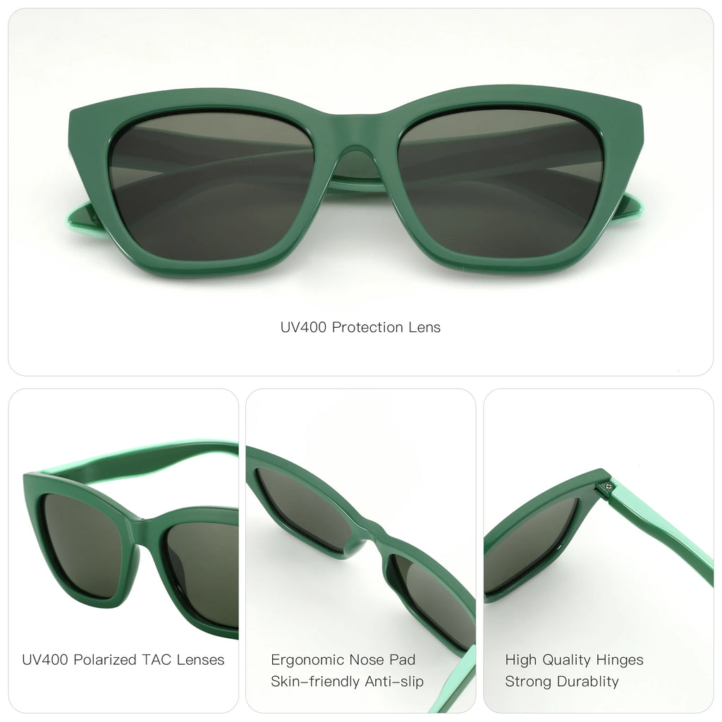 Square Polarized Sunglasses | UV400 Protection