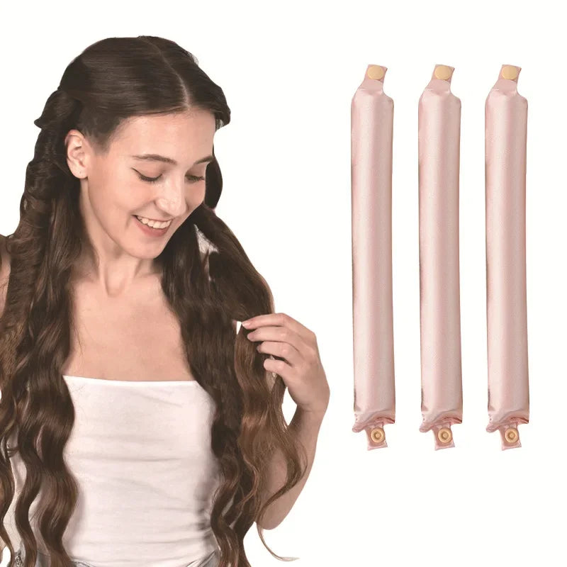Heatless Hair Curlers -No Heat Silk Curls