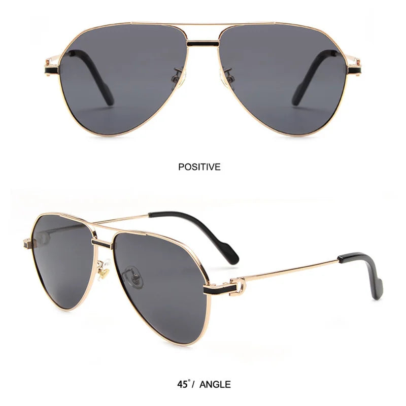 Polarized Aviator Sunglasses | UV400 | Gold Metal Frame