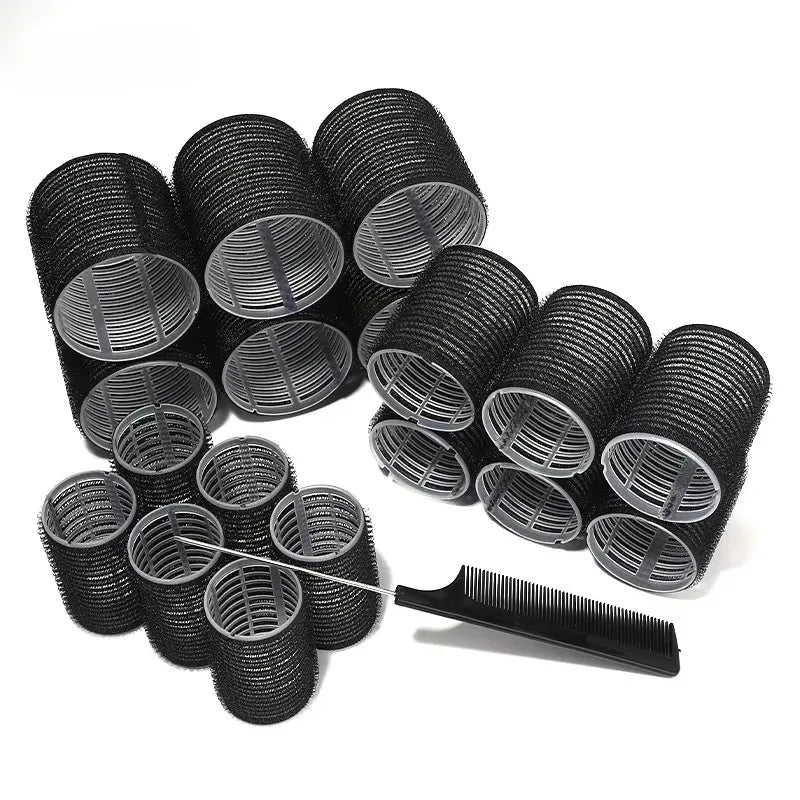 DIY Hair Curling Rollers Set | Multi-Size Plastic Curl & Bang Styling Tool