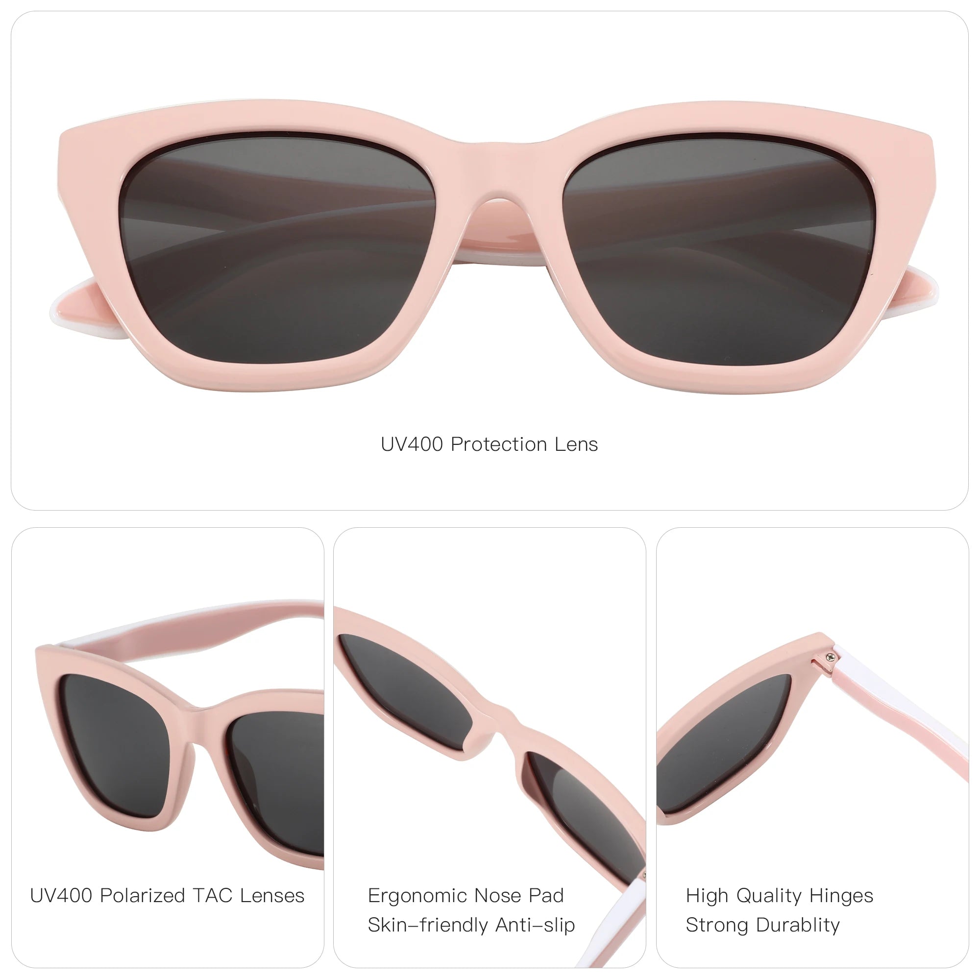 Square Polarized Sunglasses | UV400 Protection