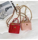 Load image into Gallery viewer, Small Shoulder Bucket Mini Bag Crossbody with Metal Chain – Trendy and Versatile Handbag

