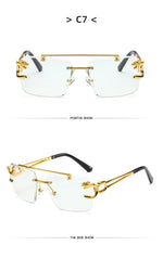 Load image into Gallery viewer, The Luxe Frame – Rimless Square Sunglasses
