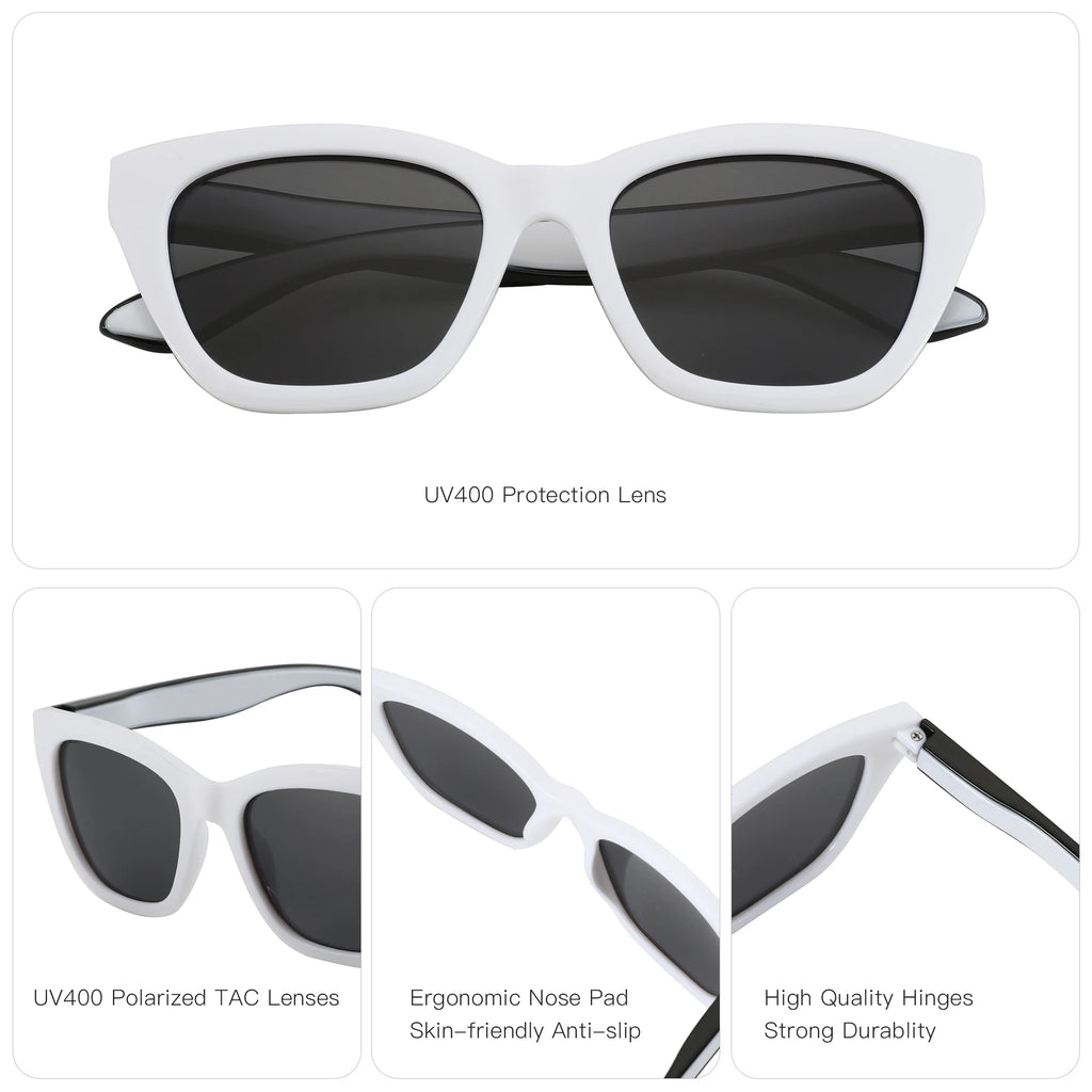 Square Polarized Sunglasses | UV400 Protection