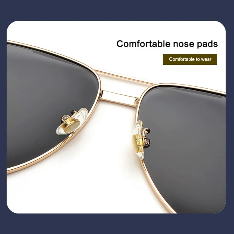 Polarized Aviator Sunglasses | UV400 | Gold Metal Frame